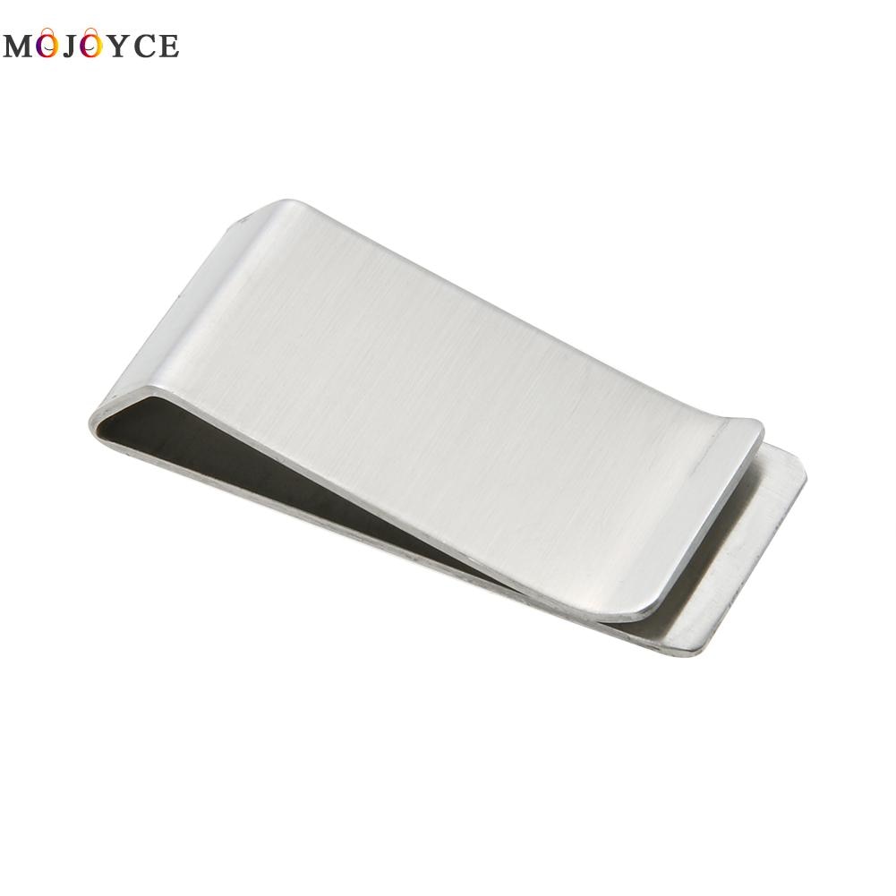 Stainless Steel Men Money Clip Card Folder Holder Hollow Design money Clip for Men