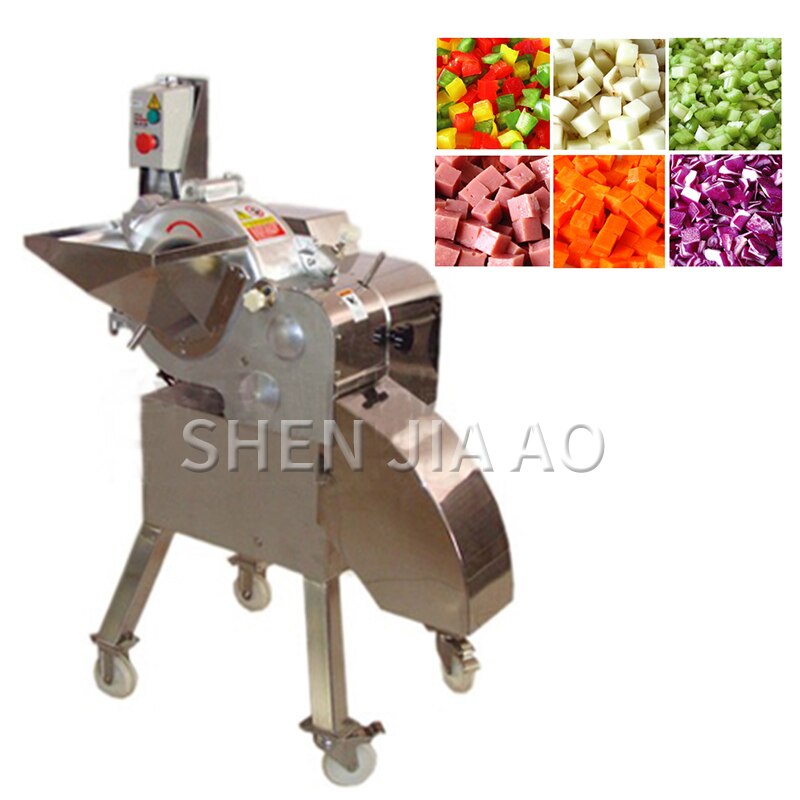 TM-800 electric dicing machine commercial kitchen vegetable processing machine high efficiency carrot, radish diced Machine