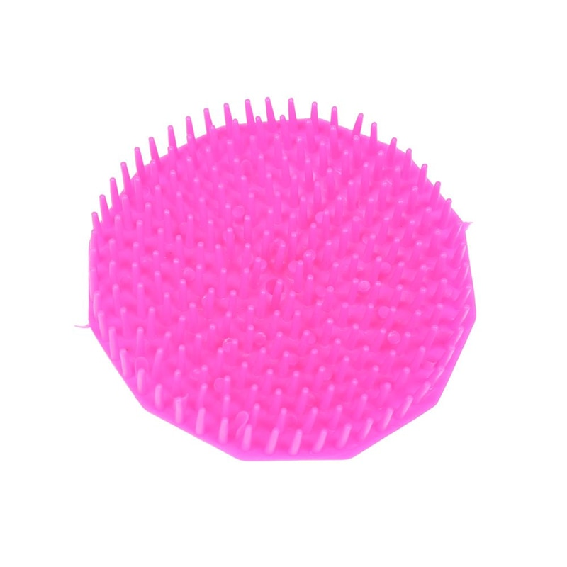 1 pcs Candy Color Polygon Hair Massager Plastic Shampoo Brush Scalp Massage Comb Hair Cleaning Brush Exfoliating Health Care