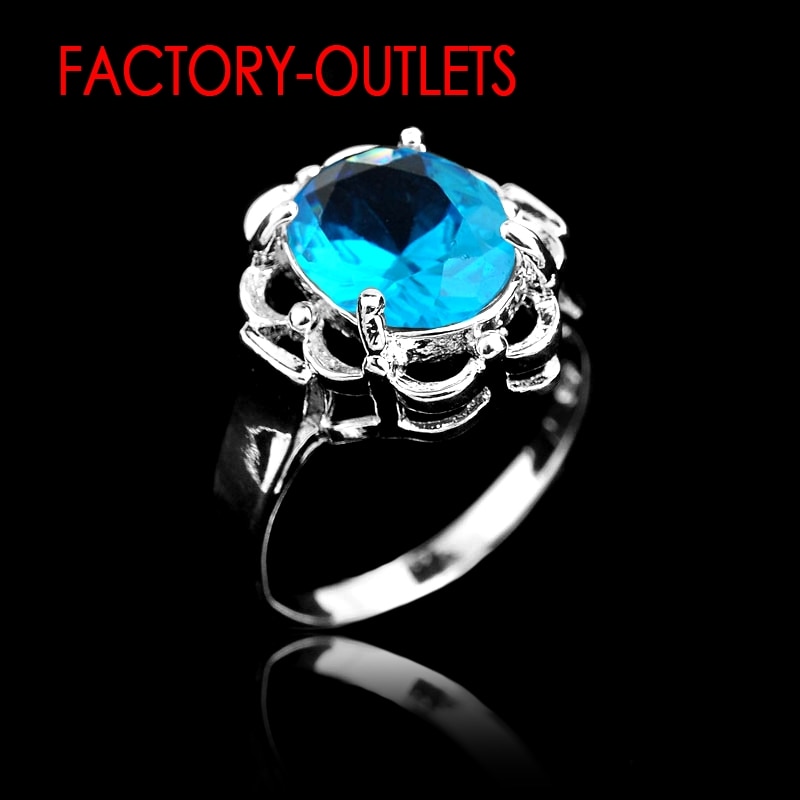 Green Fashion Jewelry 925 Sterling Silver Rings Wedding Bands CZ Crystal Hot Sale Women Party Gift Wholesale