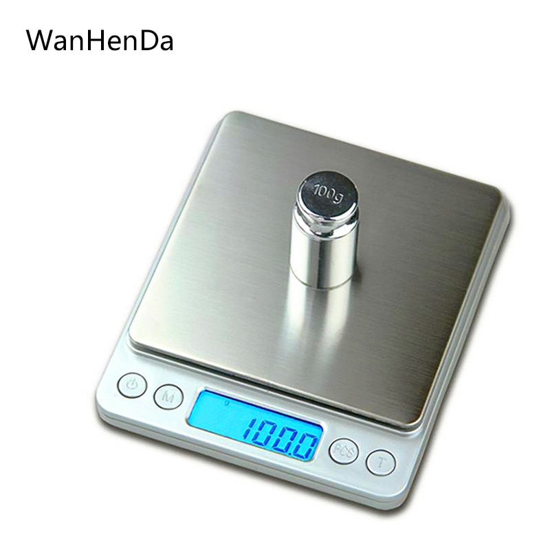 Portable LCD Electronic Kitchen Scales balance Cooking Measure Tools Digital Stainless Steel digital Weighing Food scale 0.01g