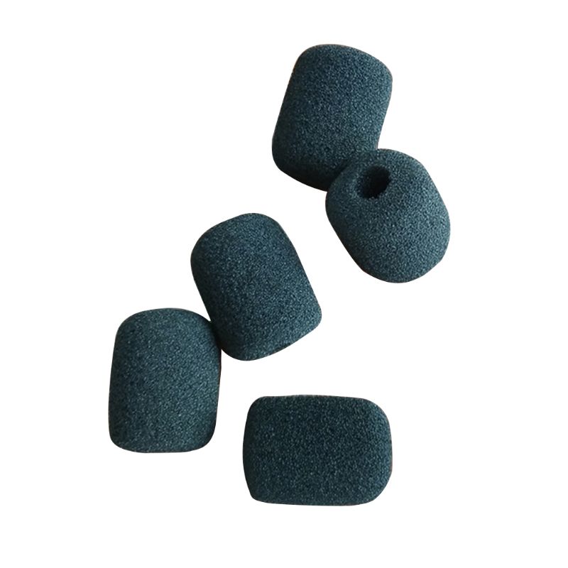 New 5PCS Black Microphone Headset Foam Sponge Windscreen Mic Cover