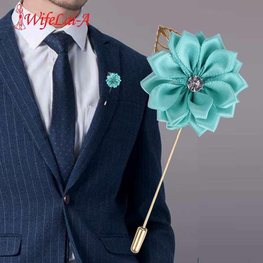 Silk Rose boutonnieres Artificial Flower wedding corsages and boutonnieres Para Hombre Groom Groomsmen Boutonniere XH889Z