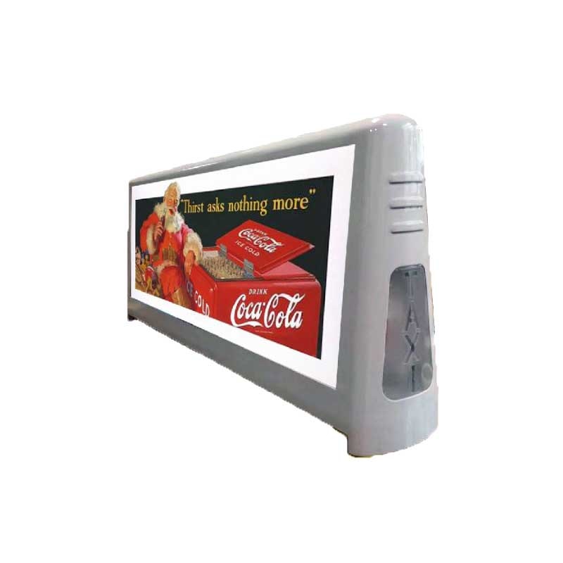 P2.5mm remote 3G/4G Wifi,USB double side fullcolor outdoor waterproof advertising led car sign taxi top led display screen