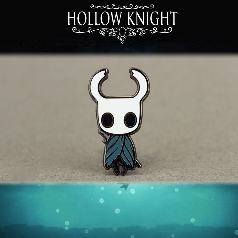 Game Hollow Knight Enamel Pin Wanderer Lapel Hornet Cosplay Badge Metal Brooch