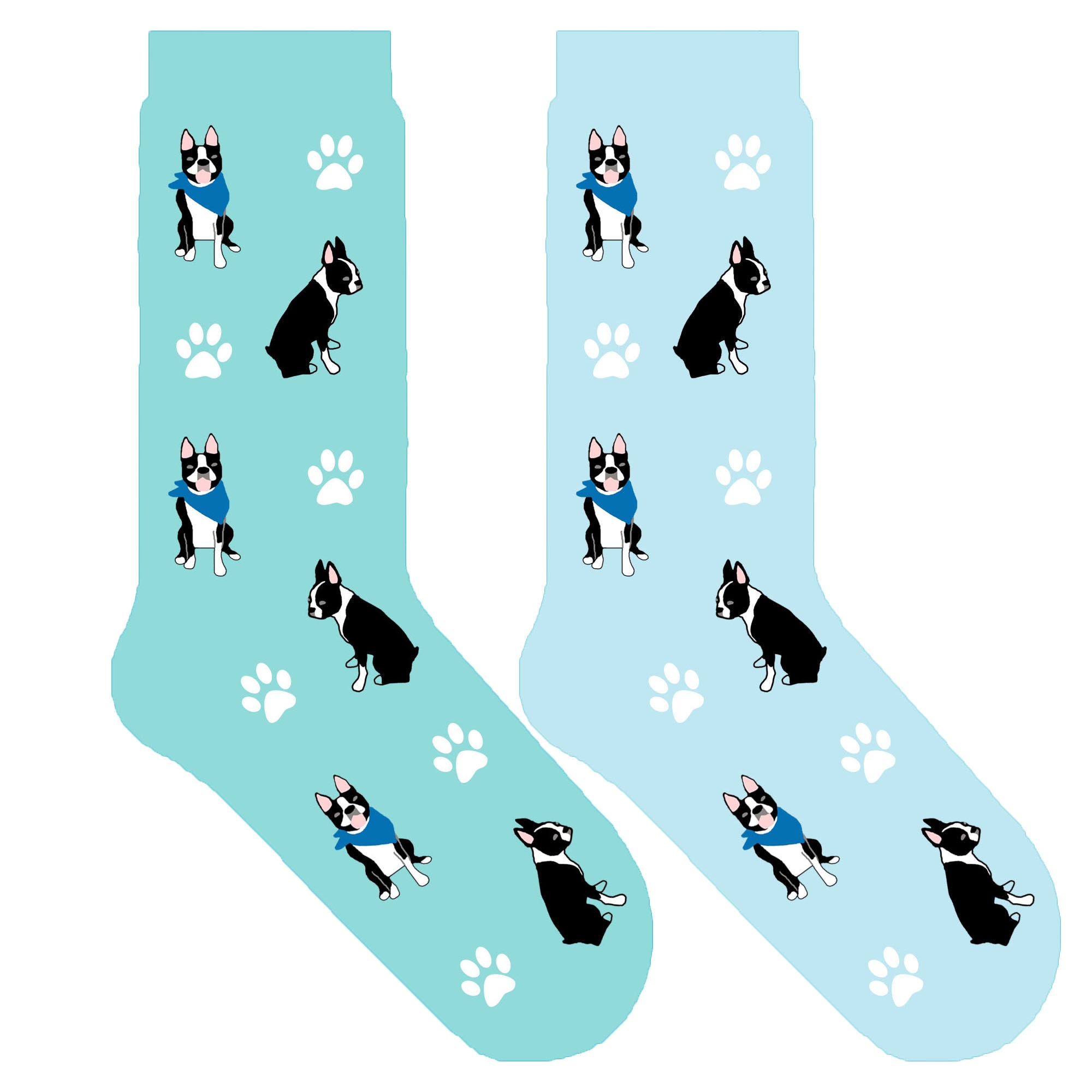 Boston Terrier dog gift cute crew socks kawaii sox women dog theme gift for pets lovers 50 pair/lot unisex EU 35-39 / EU 38-44