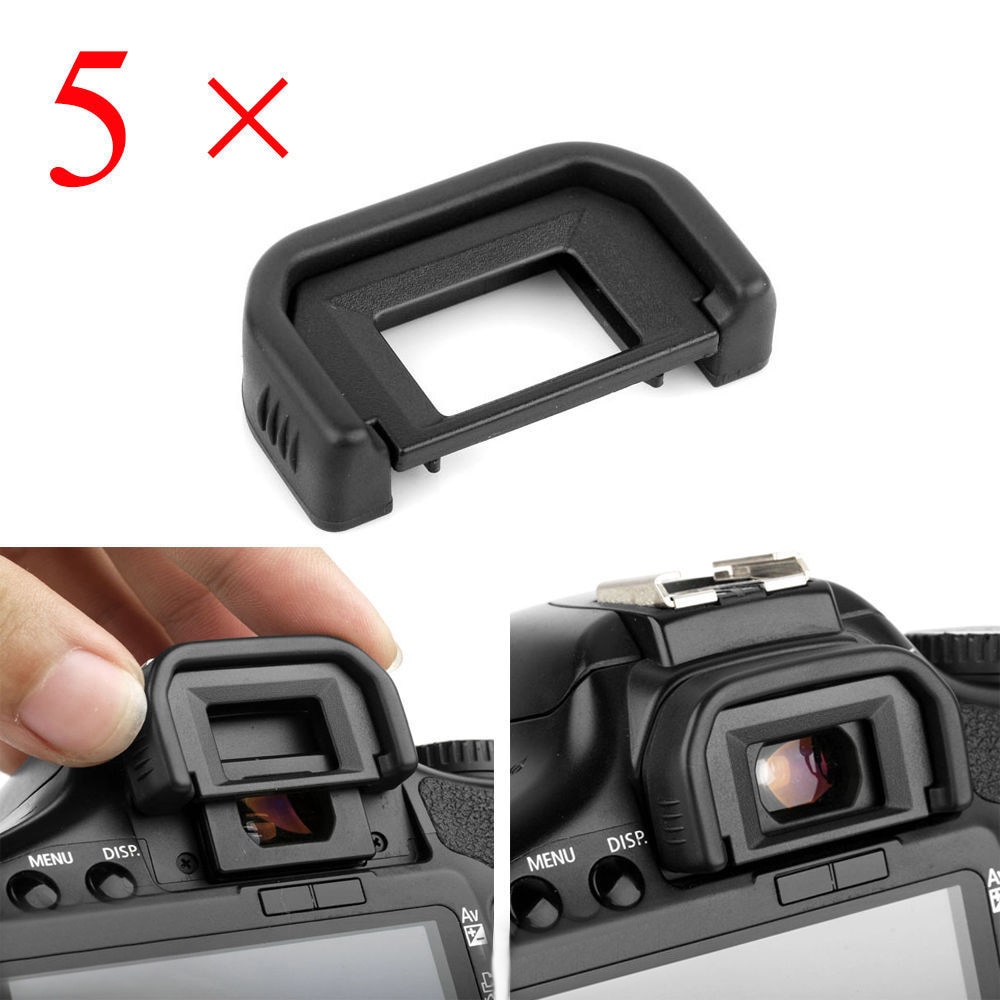 5pcs EF Eyecups Rubber Replacement Parts Eyecup for Canon EOS 600D 650D 550D 700D 500D 1000D Kit