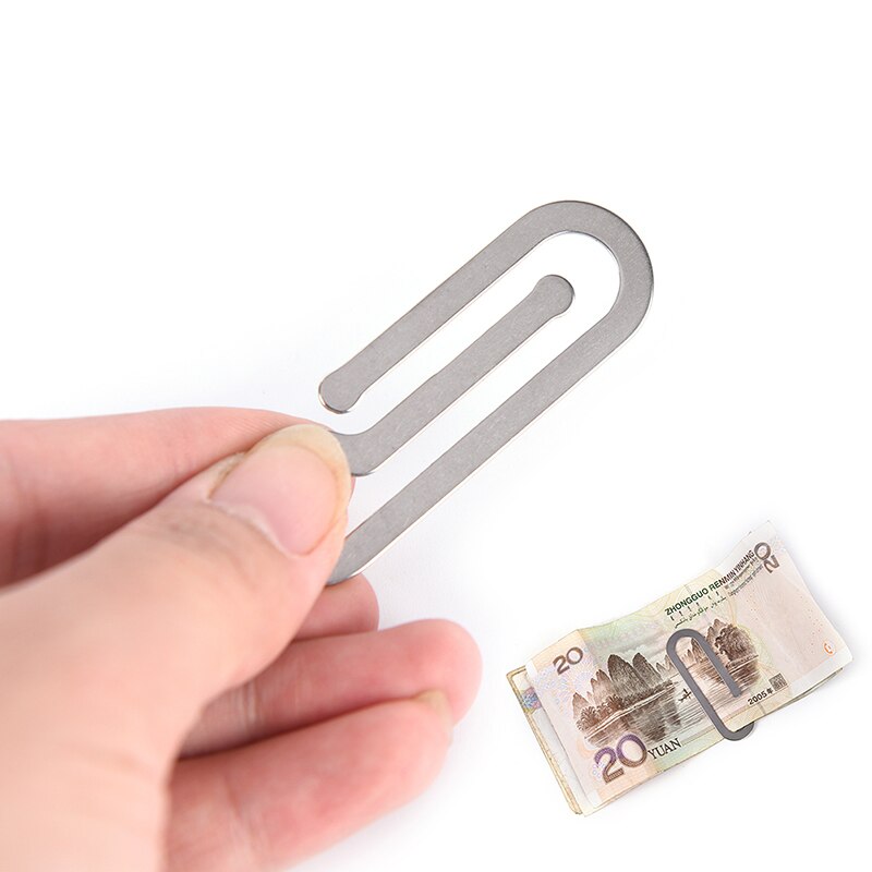 1pcs Metal Money Clips Paper Clip Holder Folder Credit Card Portfolio Money Holder