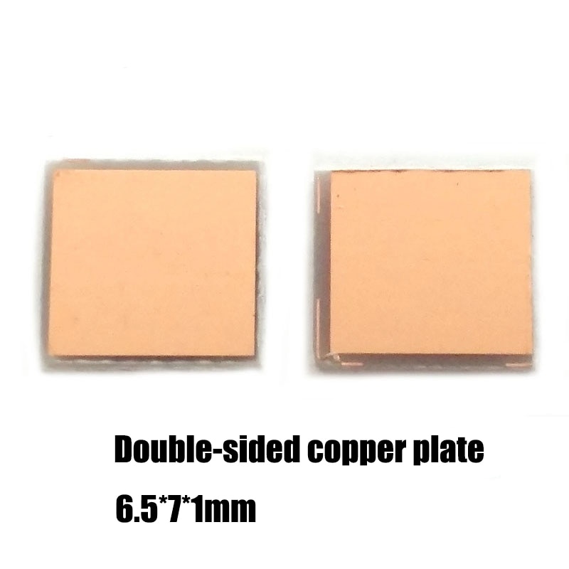 Blank PCB board Full Copper board 6.5*7mm 1mm Thickness Multi-function adapter board Universal board
