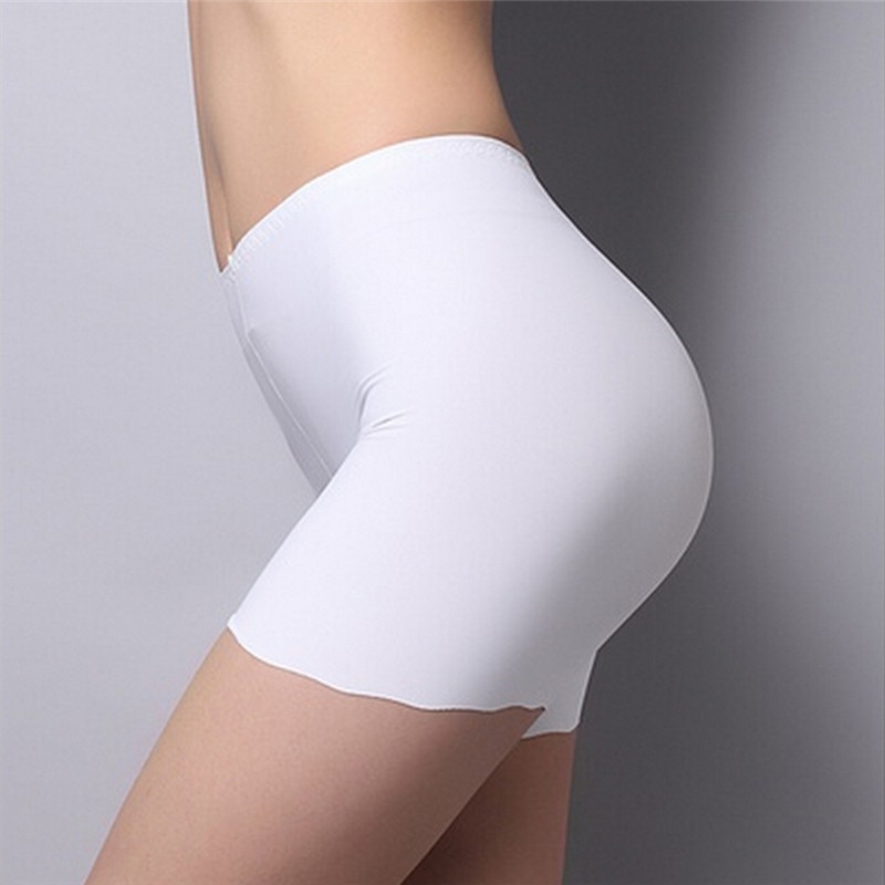 2019 New Women Soft Cotton Seamless Safety Short Pants Hot Sale Summer Under Skirt Shorts Modal Ice Silk Breathable Short Tights