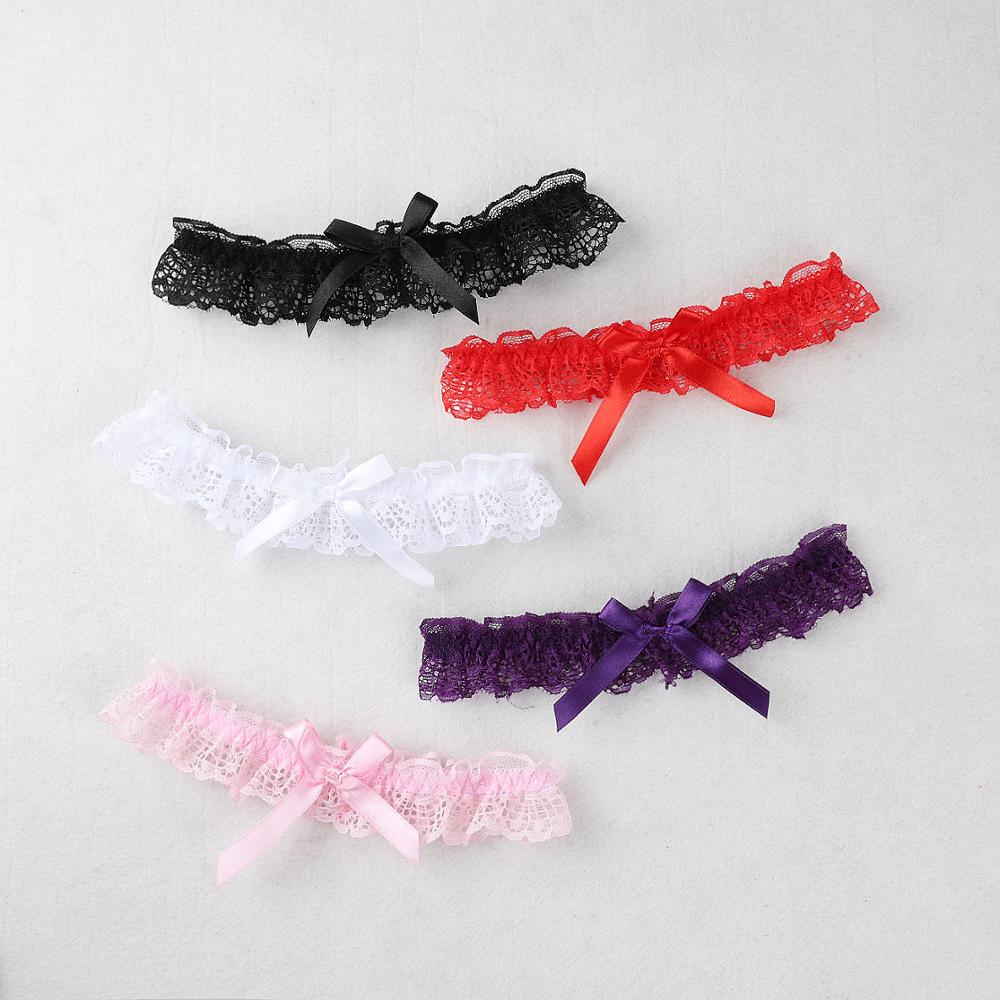 Fashion Sexy Women Girl Lace Floral Bowknot Wedding Party Bridal Lingerie Cosplay Leg Garter Belt Suspender