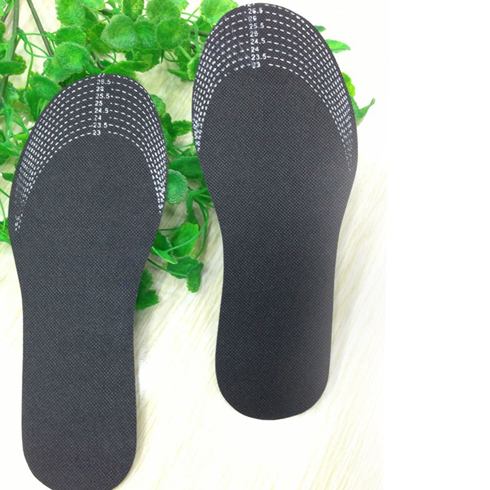 2020 Direct Selling Deodorant Shoe Insoles Bamboo Charcoal Foot Pad Can Cut Off Soles Movement Sweat Absorbent Unisex Shoes