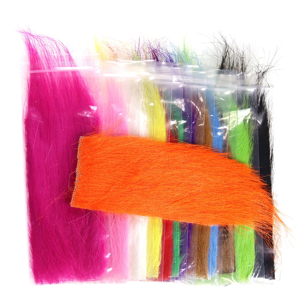 ICERIO 1 Bag Furabou Craft Fur Soft Synthetic Fiber Streamer Tail Wing Fly Fishing Tying Materials