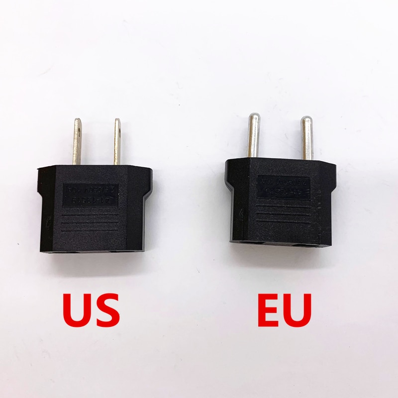 1PCS European US EU Plug Adapter American Japan China US To EU Euro Travel Power Adapter Plug Outlet Converter Socket