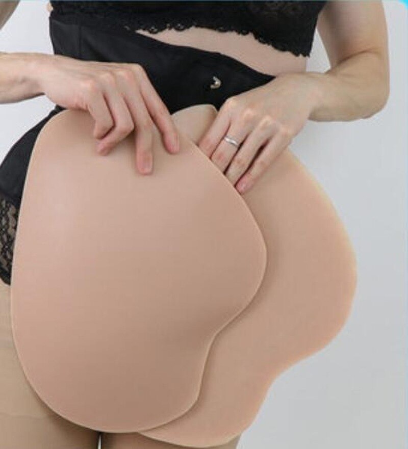 1200g Sexy Silicone Hip Pads Beauty Butt Lifter Removable Enhancing Fake Ass Enhancer Padding Hipster Wear Crossdresser 27x34cm