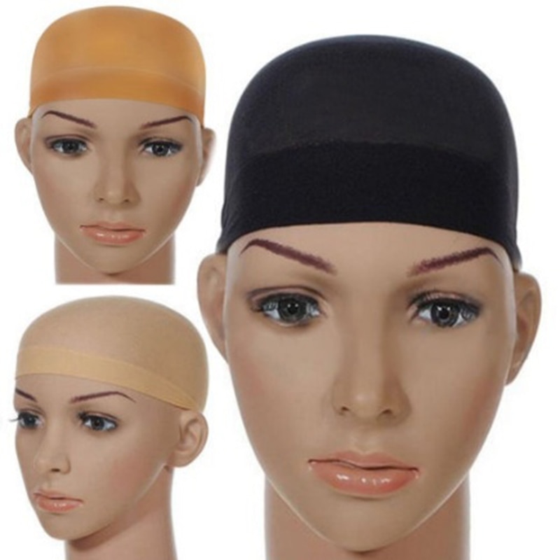 NEW-Deluxe Wig Cap Hair Net For Weave 2 Pieces/Pack Hair Wig Nets Stretch Mesh Wig Cap For Making Wigs Free Size