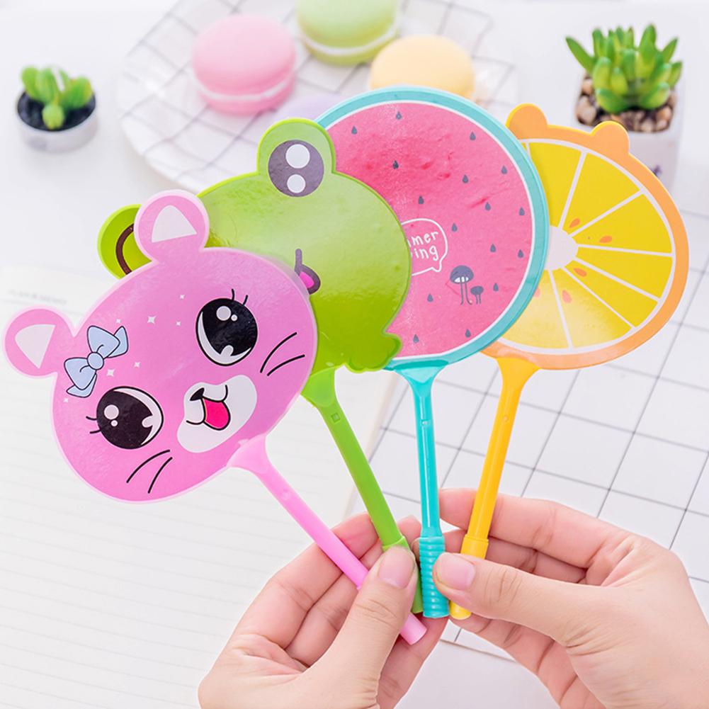 1Pc Cartoon Animal Ballpoint Ink Fan Gel Pen Students Writing Marker Stationery