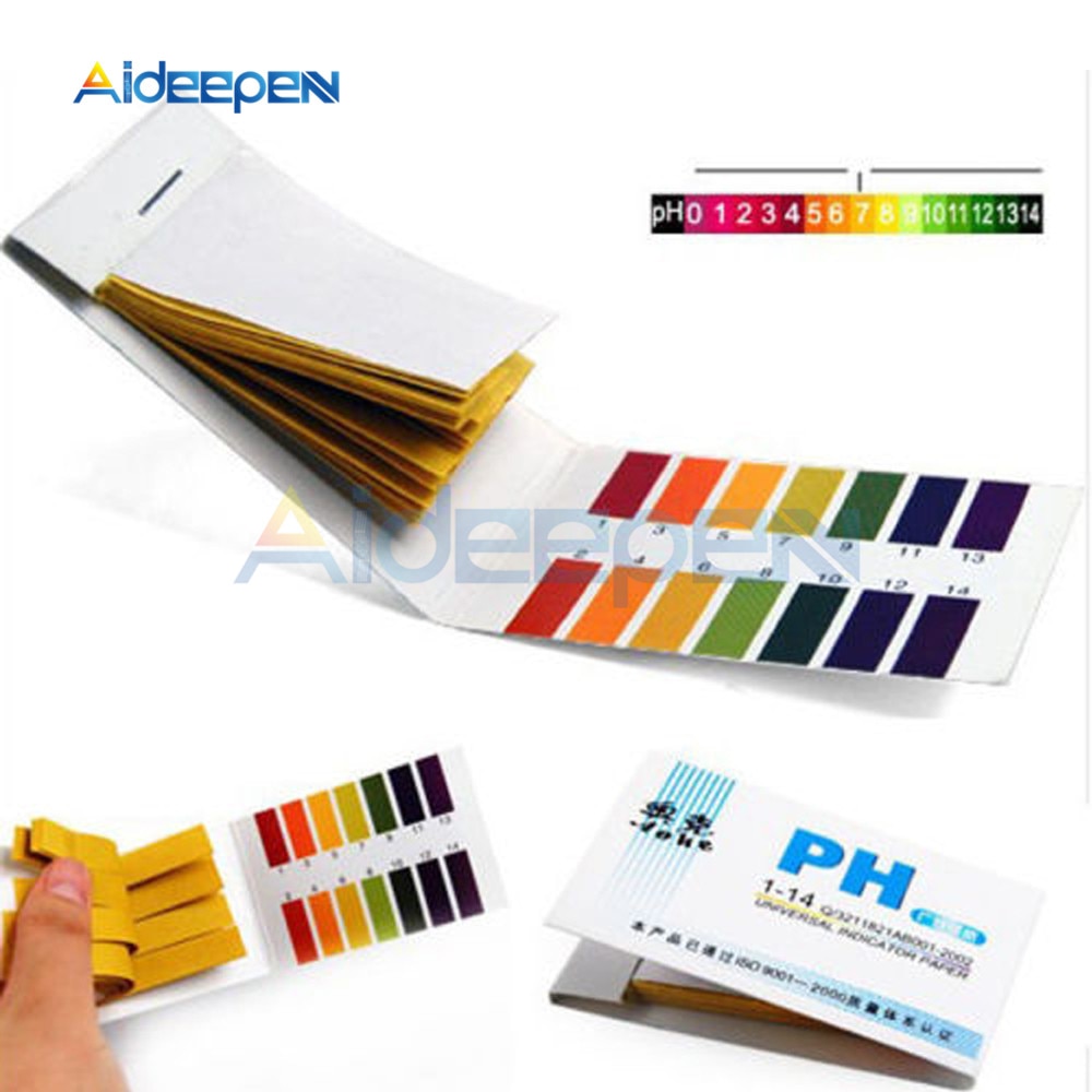 80 Strips/pack PH Test Meters Indicator Paper Full PH Meter PH Controller PH Value 1-14 Litmus Testing Paper Water Soilsting Kit