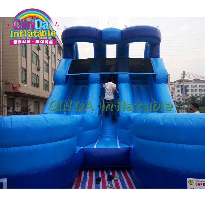 Factory cost inflatable slide children slide castle outdoor playground equipment large inflatable double lane inflatable slides