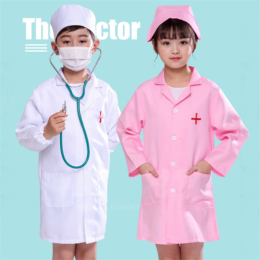 simulation work Children Uniform Cross Coat Halloween Costume For Kids Cosplay Baby Girl Boy Toys Set Fancy Party birthday