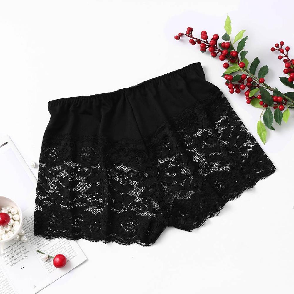 New Ladies Women Sexy Lace Panties short feminino Pants Lingerie Stretch Underwear short pants women safety pants S-3XL FDH