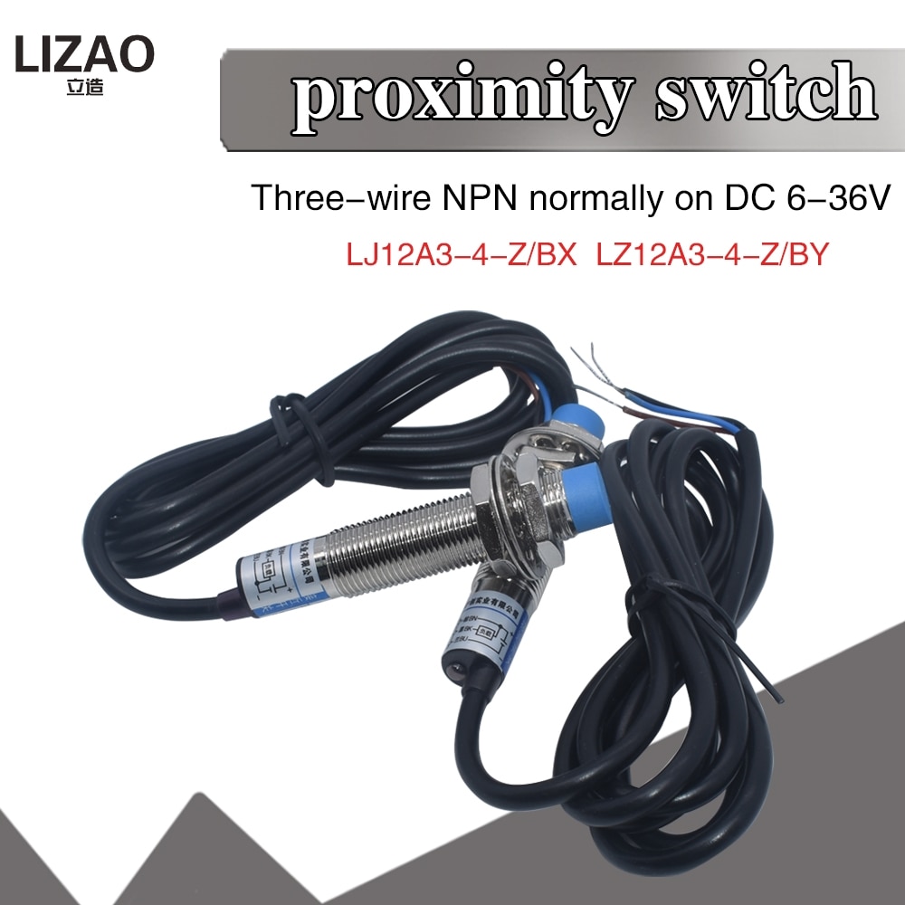 LJ12A3-4-Z/BX LJ12A3-4-Z/BY New Inductive Proximity Sensor Detection Switch NPN DC 6-36V