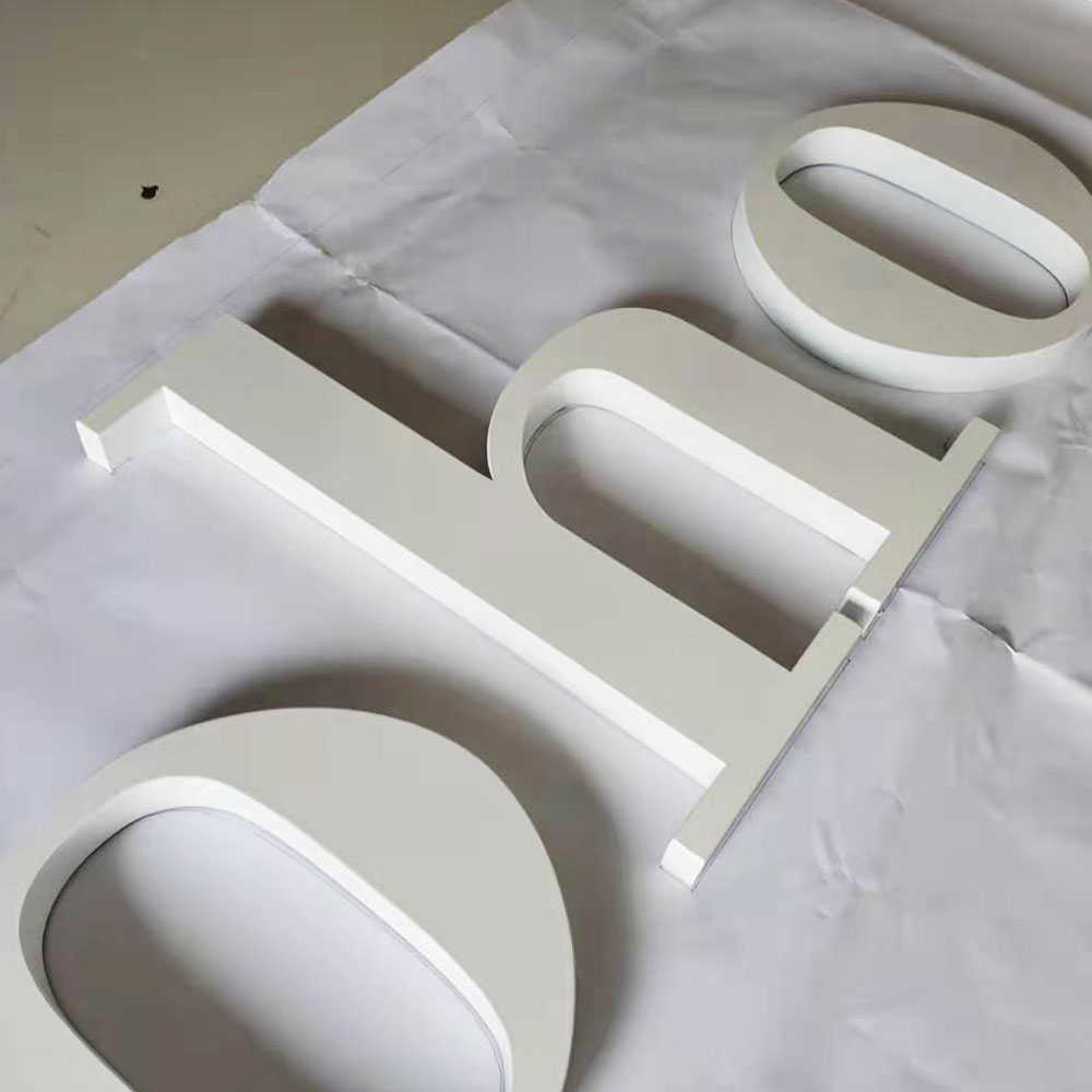 Painted acrylic laser cut letter sign customize for logo & sign outside decorative sign