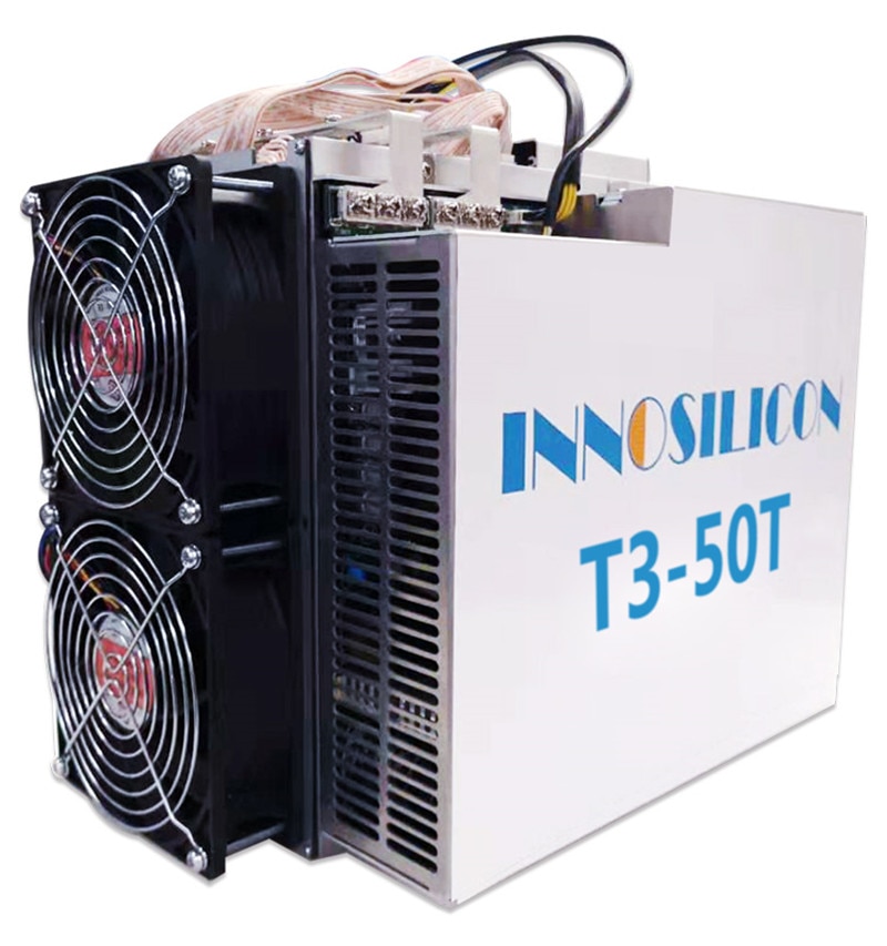 New Innosilicon T3 50TH/s BTC BCH Miner Better Than Innosilicon T2T WhatsMiner M3 M20S M21S Antminer S9 S17 T17 S17e T17e