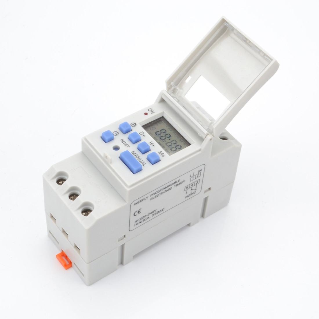 7 Days Programmable Digital Timer Switch Relay Control 220V 230V 6A 10A 16A 20A 25A 30A Electronic Weekly