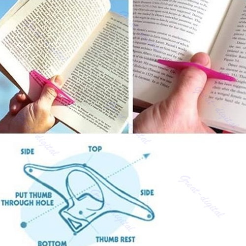 Multifunction Thumb Thing Book Page Holder Convenient Bookmark