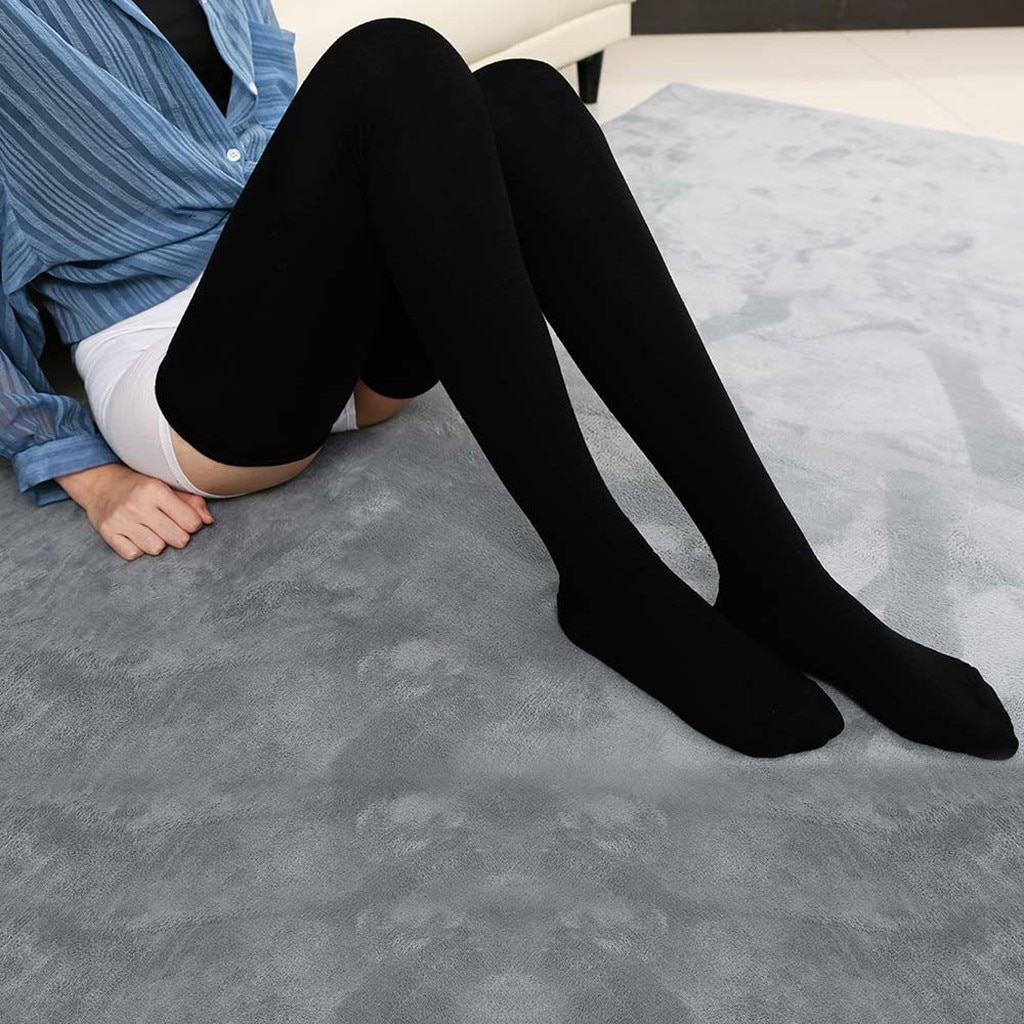 NEW Knee Socks Women Cotton Thigh High Over The Knee Stockings For Ladies Girls 2021 Warm 80cm Super Long Stocking Sexy Medias