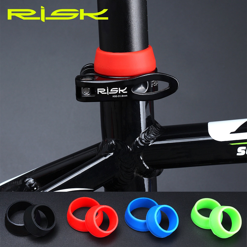 1Pc Bicycle Seat Post Rubber Ring Dust Cover Cycling Silicone Waterproof Mountain Bike Seatpost Protective