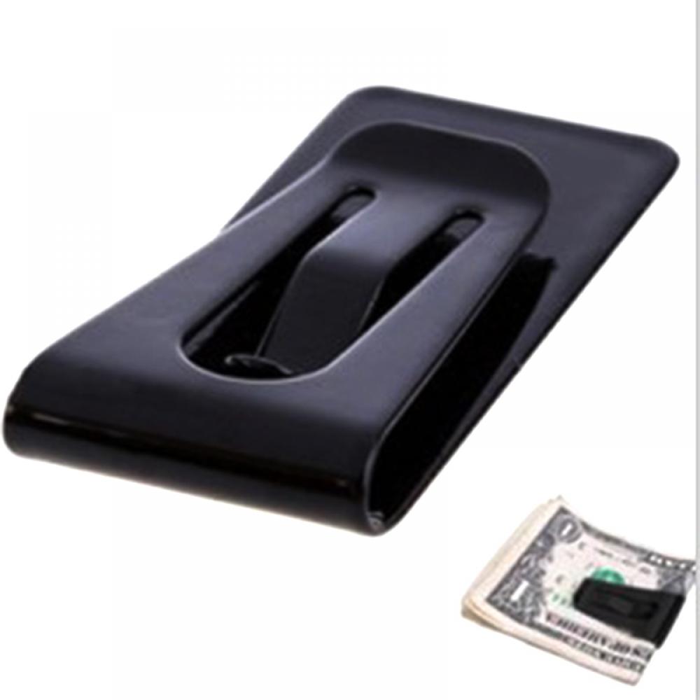 1pcs New Fashion Best Mini Mens Stainless Steel Silver Slim Pocket ID Card Cash Money Clip Holder