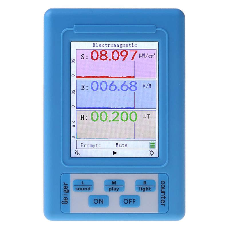 Electromagnetic Radiation Detector EMF Meter Radiation Dosimeter Monitor Tester BR-9A