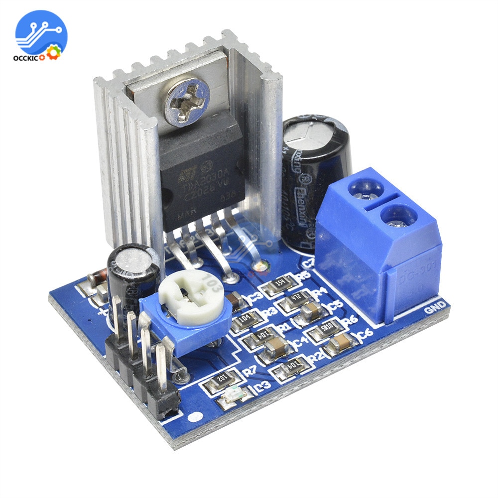 TDA2030 Mono Amplifier Board 18W 6-12V Audio Power AMP Speaker Amplificador Profesional Sound Board