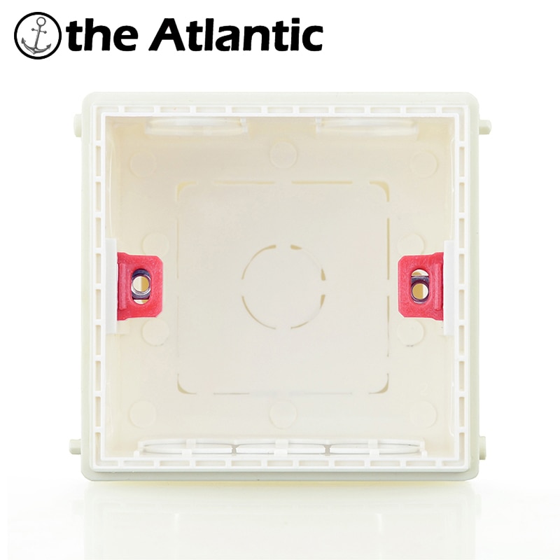 Atlectric Mounting Box Cassette Switch Socket Junction Box Hidden Concealed Internal Mounting Box Type 86 White Red Blue Box