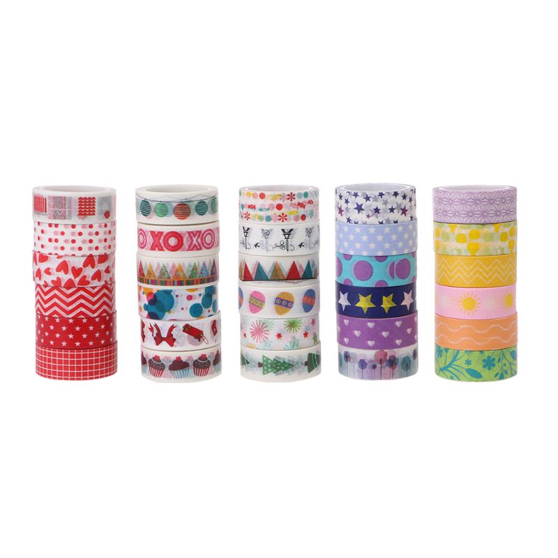 Decorative Christmas Washi Tape Paper DIY Scrapbooking Adhesive Tape School Office Supply