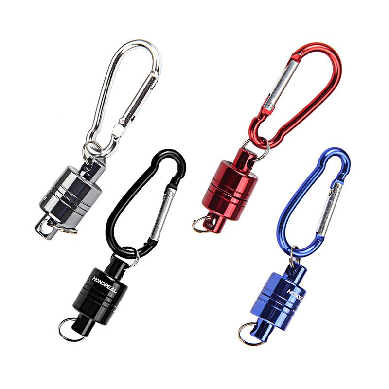 Strong Magnetic Carabiner Portable Outdoor Fishing Mountaineering Release Lanyard