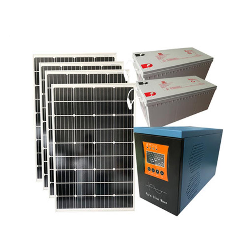 1KW household 220V solar power system,solar panel 1000W power generation equipment,portable field solar power