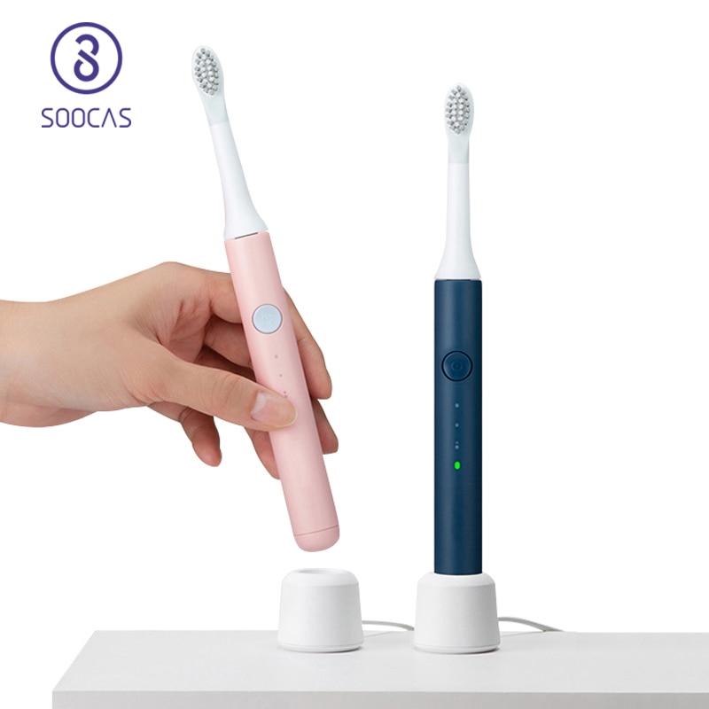 SOOCAS Pingjing Teeth Whiteing Sonic Electric Toothbrush Ultrasonic Automatic Tooth Brush Rechargeable Waterproof