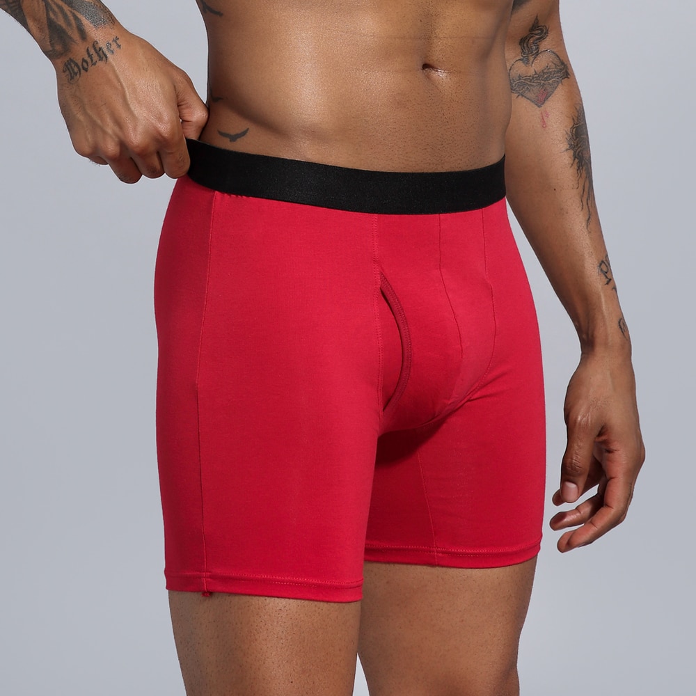 Underwear Men Boxers Long Men's Clothing Men Shorts Cotton Man Panties Boxershorts boxer hombre ropa interior hombre