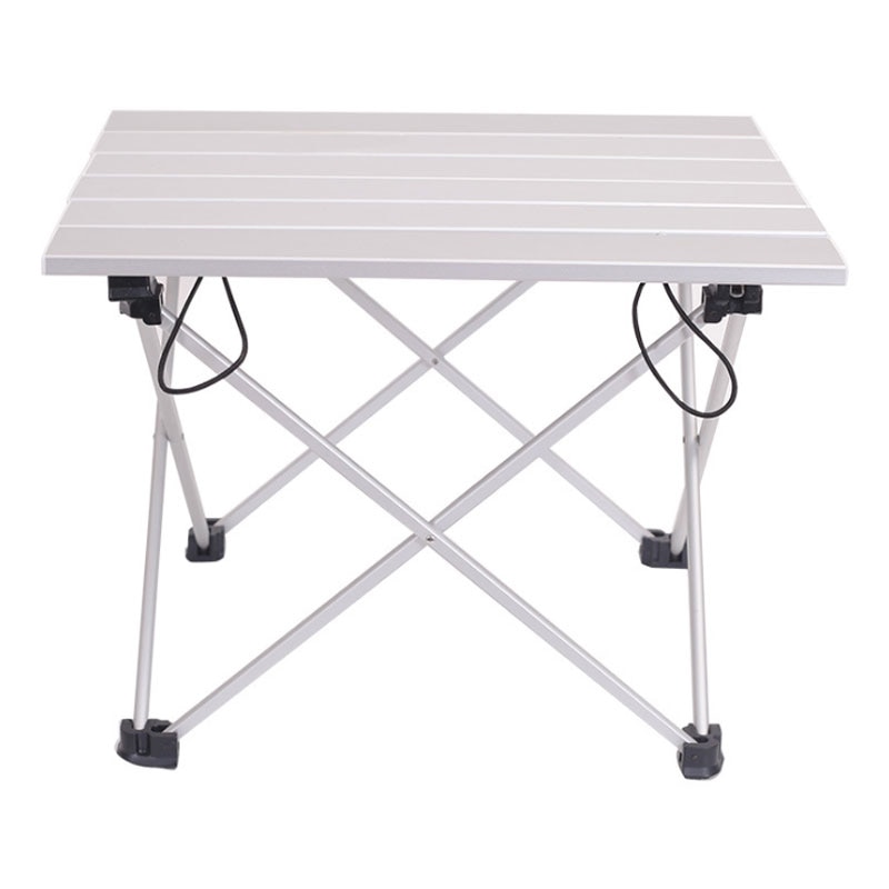 Portable Light Weight Aluminum Alloy Outdoor Folding Table For Camping Beach Backyards BBQ Party Size 40x34.5x29cm