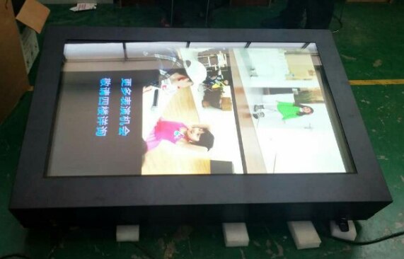 55 inch lcd HD 1080p display Multimedia advertising screen monitor