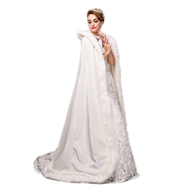 r Long A Tail Will Code Even Hat Cloak Loose Coat Bride Fur Shawl Cloak Tailing Shawl Robe