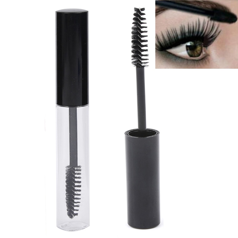 10ML Empty Black Eyelash Tube Mascara Cream Vial/Container Fashionable Refillable Bottles Women Travel Accessories