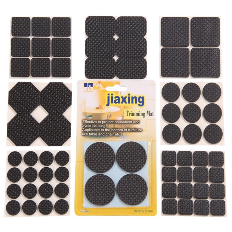 1 Set Self Adhesive Furniture Leg Feet Rug Felt Pads Anti Slip Mat Bumper Damper For Chair Table Protector Hardware