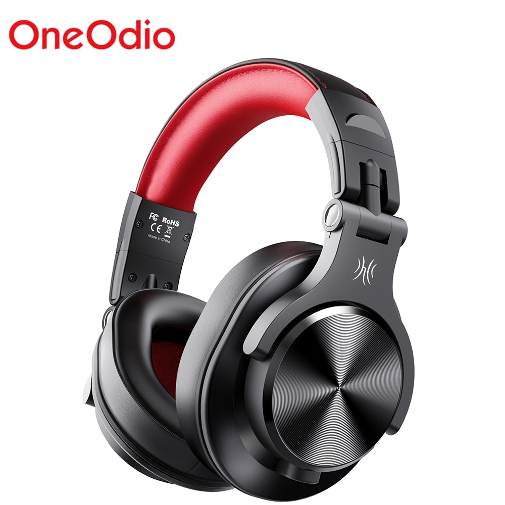Oneodio A70 Professional DJ Headphones Portable Adjustable Wireless/Wired Headset Bluetooth5.0 Earphone For Recording Monitor