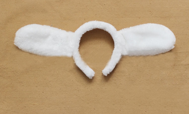 Dog Ear Plush Headband Headdress Children Adults Cosplay Props Birthday New Year Party Headwear Hair Hoop