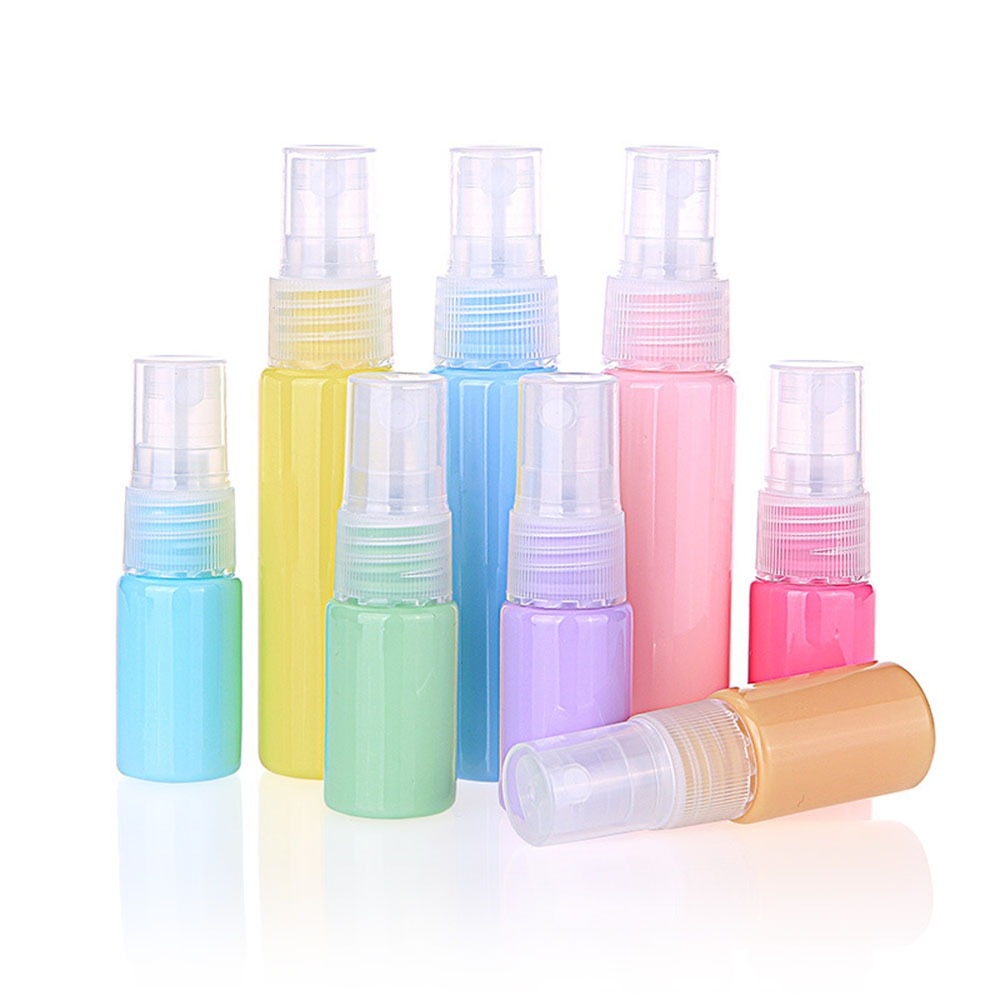 10ML/30ML Mini Plastic Transparent Small Portable Empty Refillable Bottles Make Up Sample Spray Bottle Travel Accessories