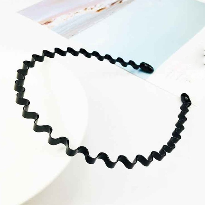 1PC Fashion New Women Girls Black Wave Hair Bands Cute Hair Hoop Head Wear Hair Style Tools Accessories Gift Headband